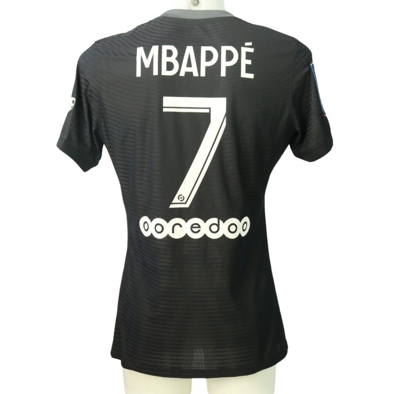 Mbappé's PSG Match-Issued Shirt, Ligue 1 2021/22