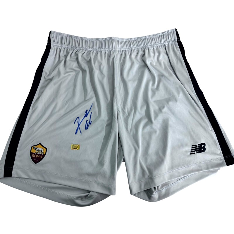 Calafiori's Roma Signed Official Shorts