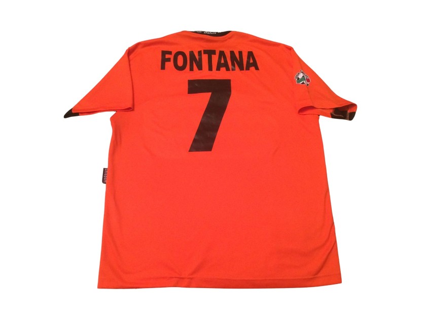 Fontana's Ascoli Match-Worn Shirt, 2003/04