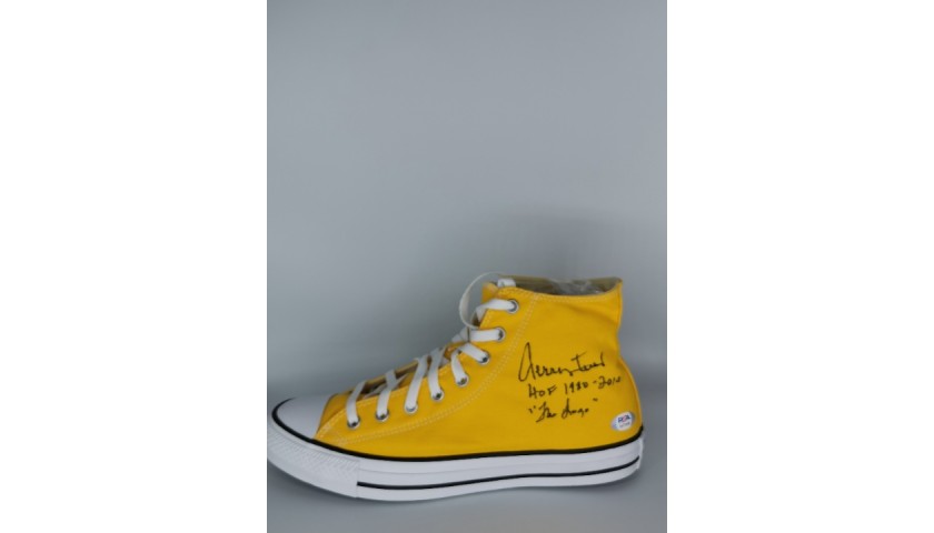 Converse Signed by Jerry West Los Angeles Lakers