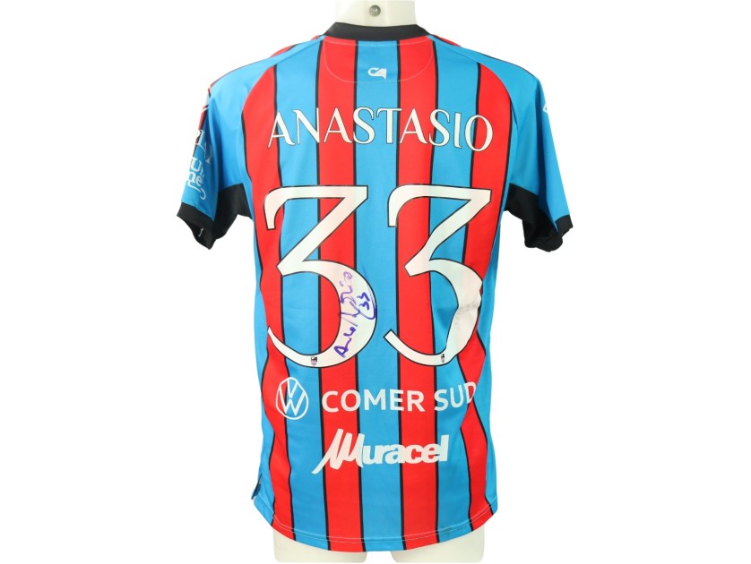 Anastasio's unwashed Signed Shirt, Catania vs Picerno 2024 