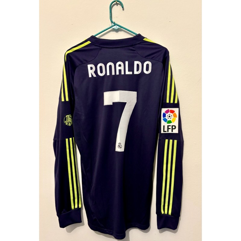 Cristiano Ronaldo’s Real Madrid ‘away’ Match Shirt, LaLiga 2012/13