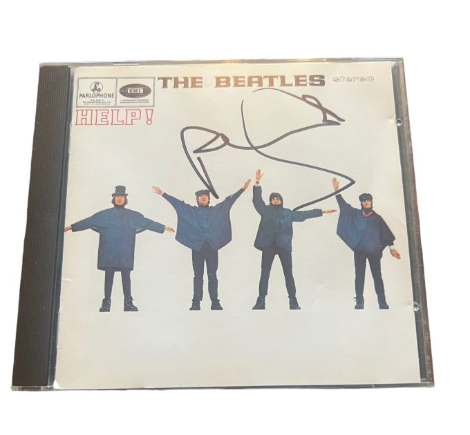 Paul McCartney Signed The Beatles 'Help' CD