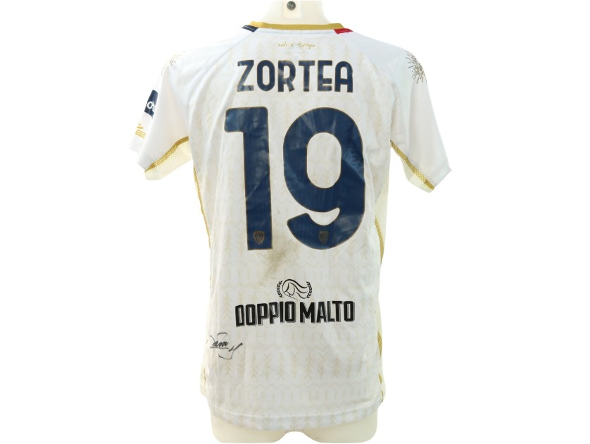 Zortea's Venezia vs Cagliari Signed Unwashed Shirt, 2024