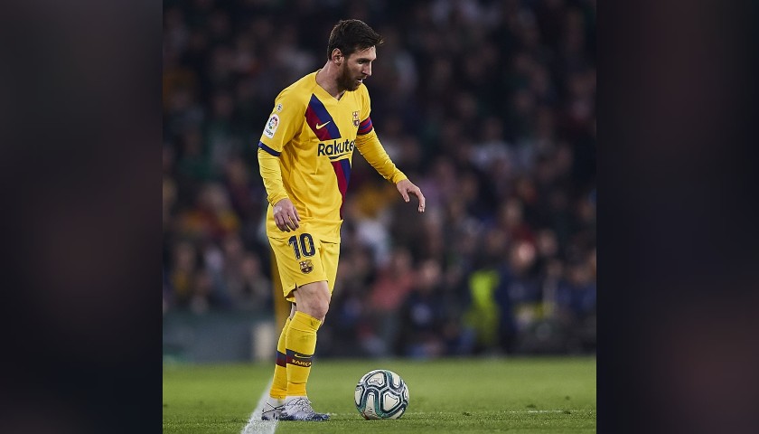 Messi's Barcelona Signed Match Shirt, 2019/20