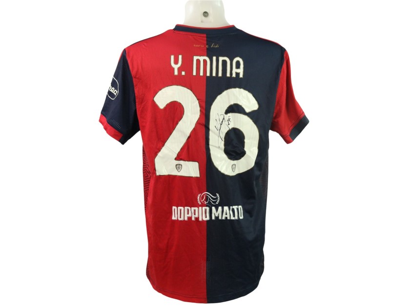 Maglia Mina Unwashed, Juventus vs Cagliari 2024 - Autografata