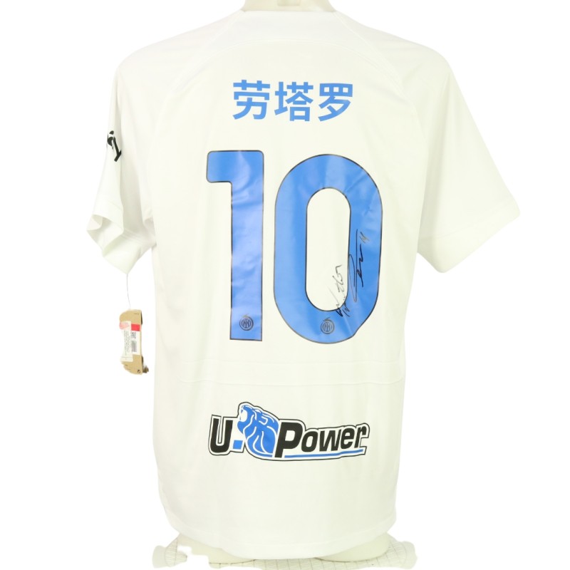 Lautaro Official Inter Milan Signed Shirt, 2023/24 - Chinese New Year Edition