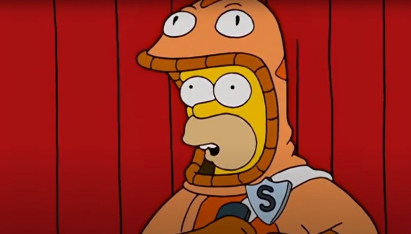 The Simpsons - Original Drawing of Homer Simpson