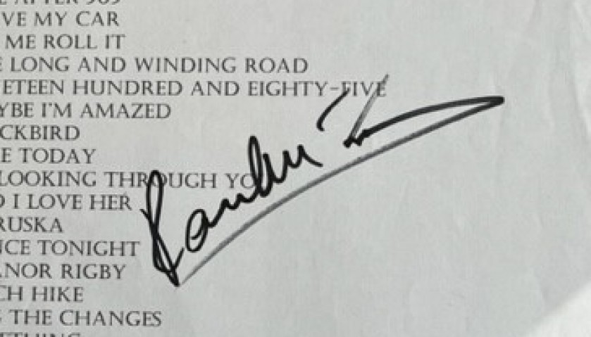 Paul Mccartney Signature: How Much Is It Worth?