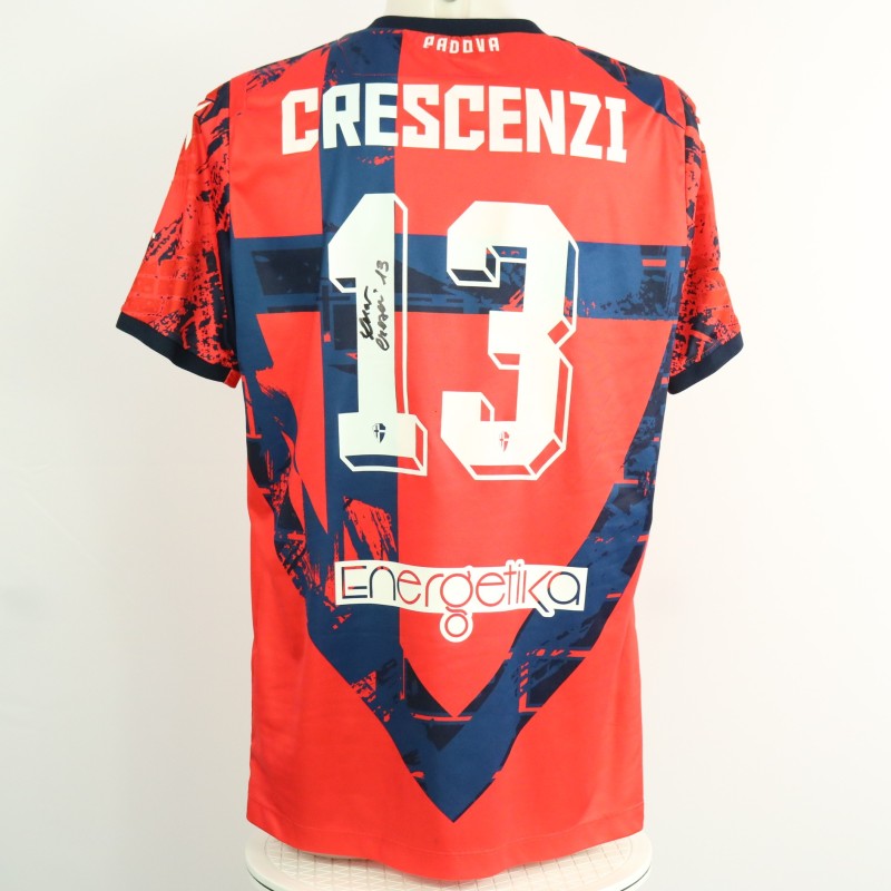 Maglia Crescenzi unwashed Albinoleffe vs Padova 2023 - Autografata