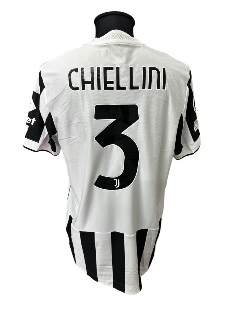 Chiellini's Issued Shirt, Juventus vs Chelsea UCL 2021