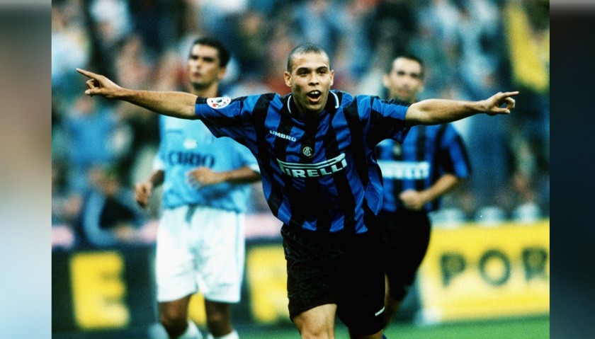 Ronaldo's Inter Worn and Signed Shirt, 1997/98 