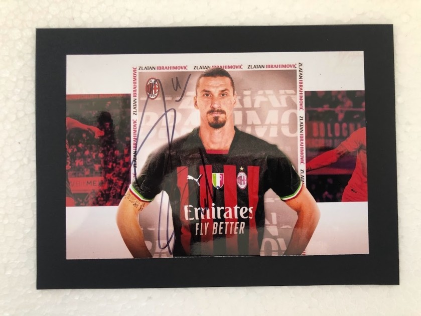 Photograph Signed by Zlatan Ibrahimovic