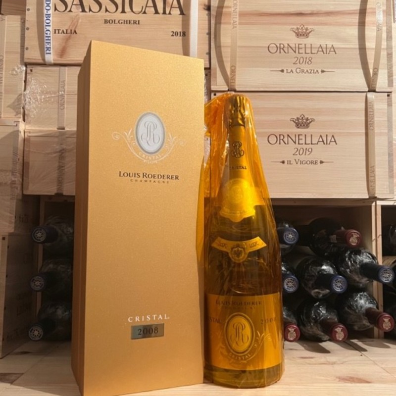 Cristal 2008 Magnum 1,5 L in Wooden Case Louis Roederer