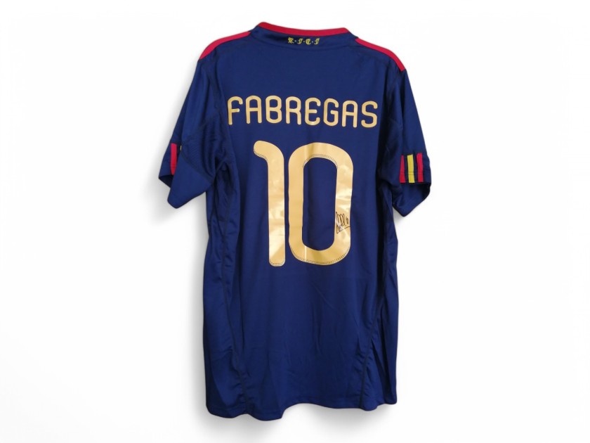 Replica della maglia firmata di Cesc Fabregas per la finale dei Mondiali di calcio 2012