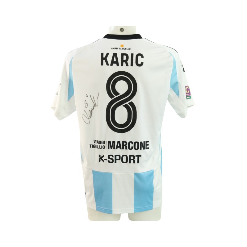 Karic's Virtus Entella vs Perugia Signed Unwashed Shirt, 2025