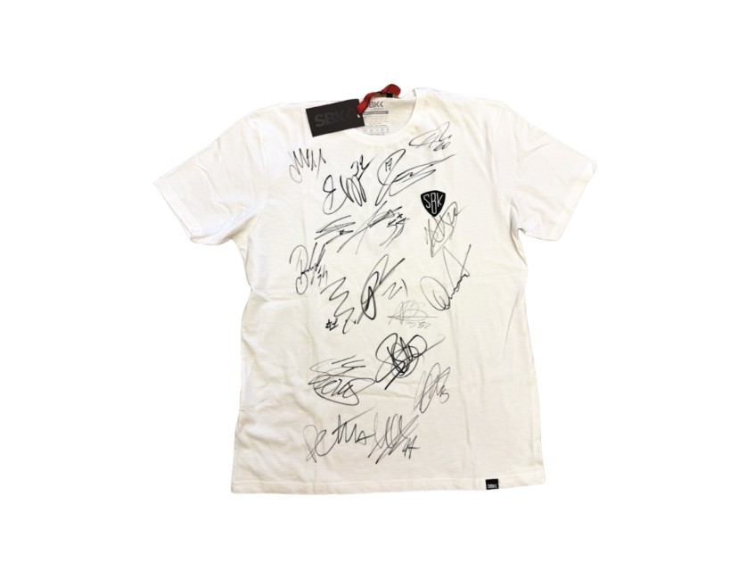 T-Shirt Autografata dal Team Completo SBK Superbike 2025/2026