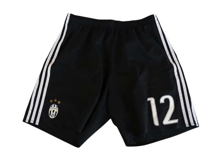 Alex Sandro Juventus Match-Issued Shorts, 2016/17