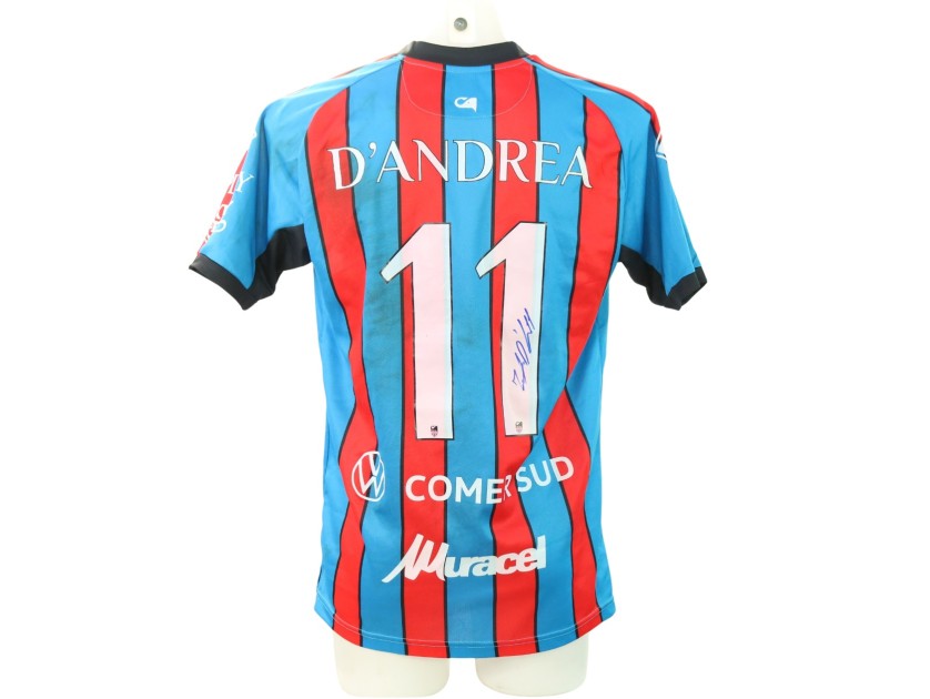 Maglia D'Andrea unwashed Catania vs Potenza 2024 - Autografata