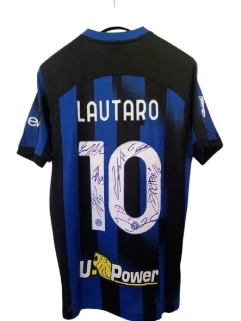 Lautaro's Signed Official Inter Shirt, 2023/24 