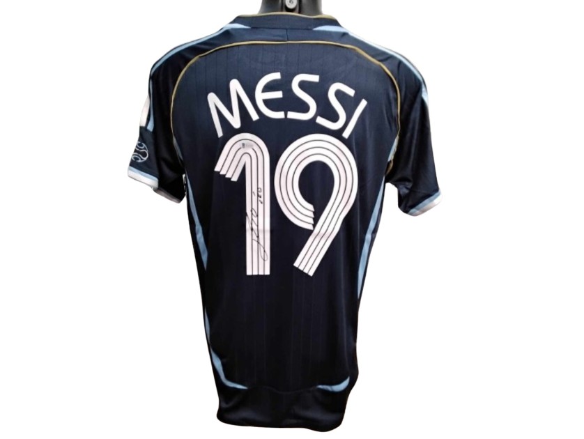 Messi Replica Argentina Signed Shirt, WC 2006