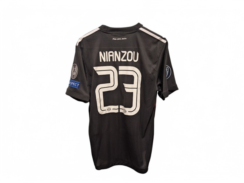 Tanguy Nianzou's Bayern Munich 2020/21 Champions League Match Issued Shirt