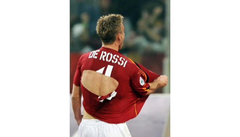De Rossi's Official Roma Signed Shirt, 2004/05
