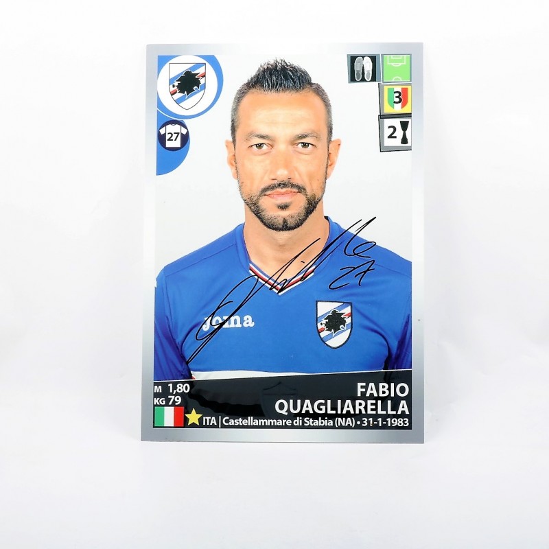 Quagliarella, Limited Edition Box and Signed Maxi Sticker