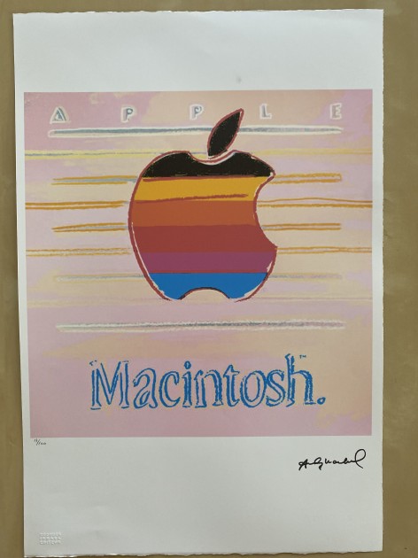 Andy Warhol Signed "Apple Macintosh" 