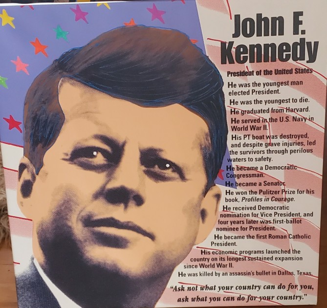 "JFK" #2 by Steve Kaufman