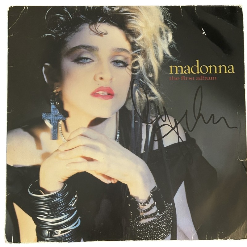 Madonna Signed The First Album Vinyl LP