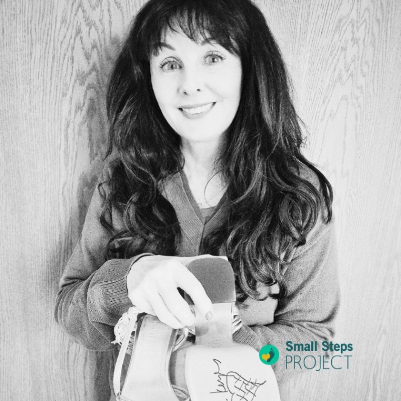 Marian Keyes Worn and Signed Shoes