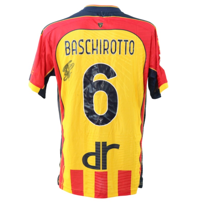 Baschirotto's Signed Unwashed Shirt, Lecce vs Udinese 2025