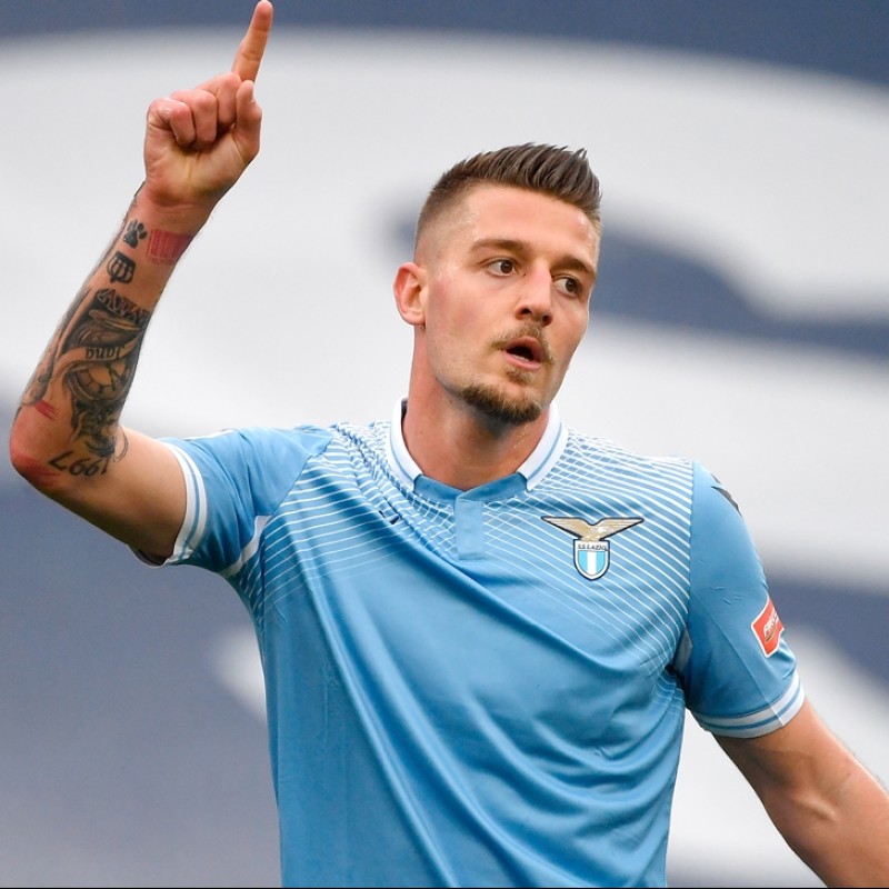 Milinkovic-Savic's Official Lazio Signed Shirt, 2020/21