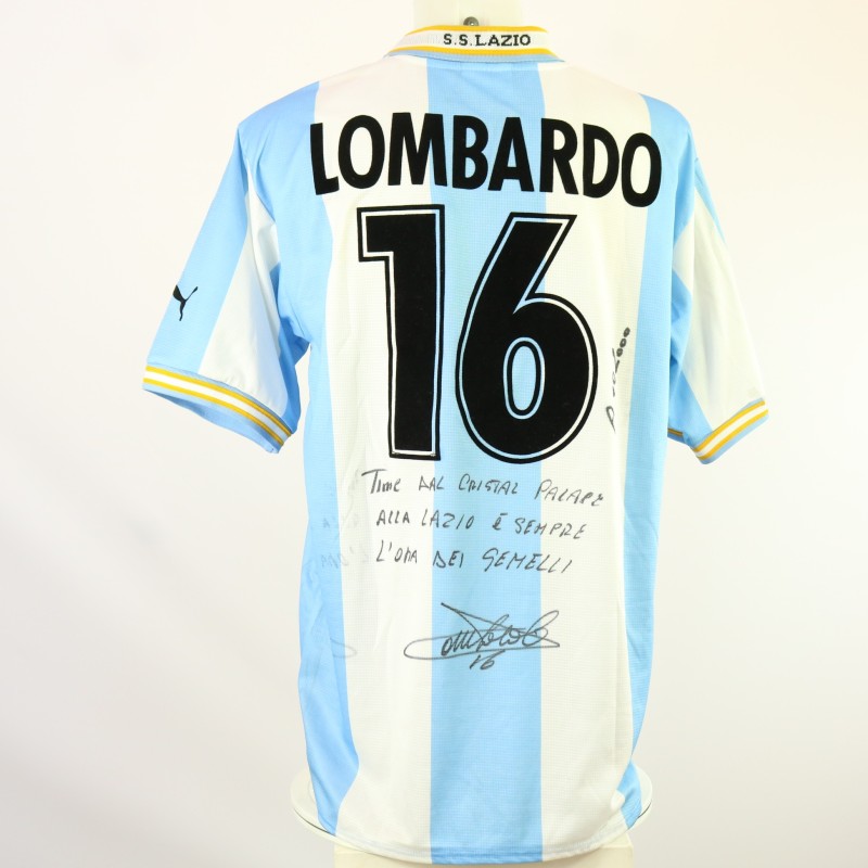 Lombardo's Lazio Signed Match-Issued Shirt, 1999/00