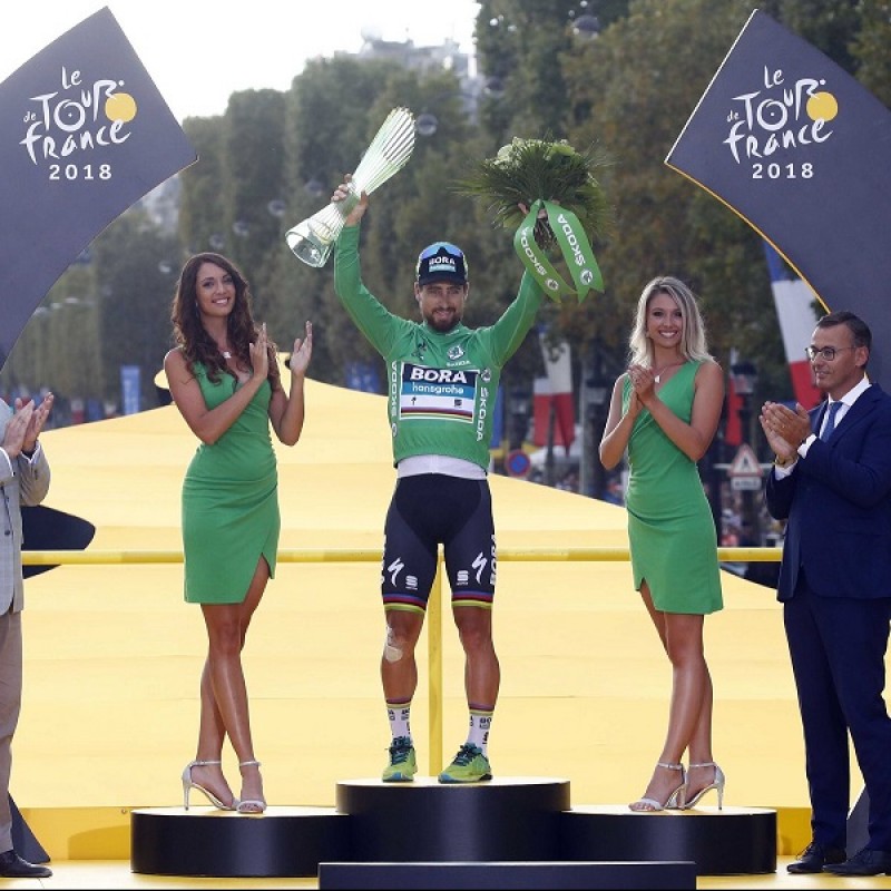 Green Jersey Signed by Peter Sagan - Tour de France 2018