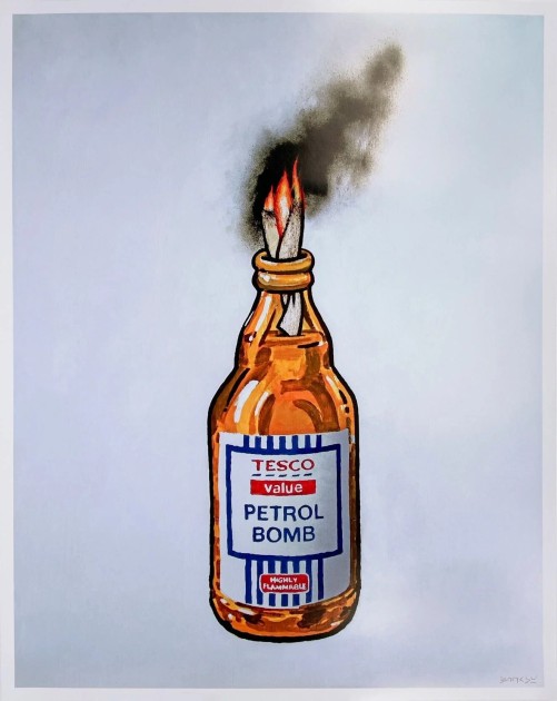 Tesco PetrolBomb - Banksy