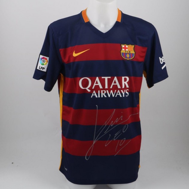 Official Messi Barcelona shirt, Liga 2015/2016 - signed