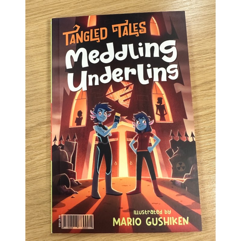'Undercover Overlord out now!' and 'Meddling Underling' Signed by Lou Treleaven