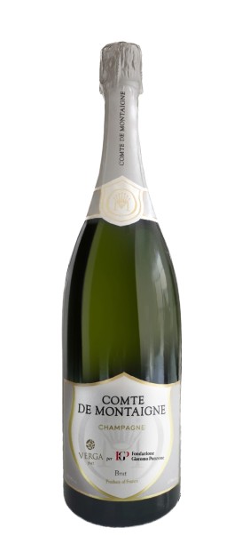  Jeroboam 3L Bottle "Comte de Montaigne brut" Verga 1947