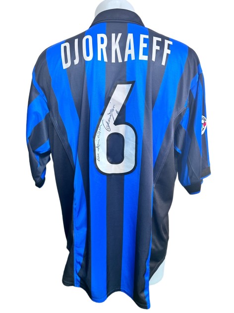Djorkaeff's Inter Signed Match Shirt, 1998/99