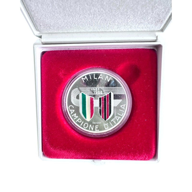 Milan's Official Commemorative Medal, Champions of Italy 1987/88