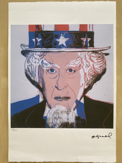 Andy Warhol Signed "Uncle Sam" 