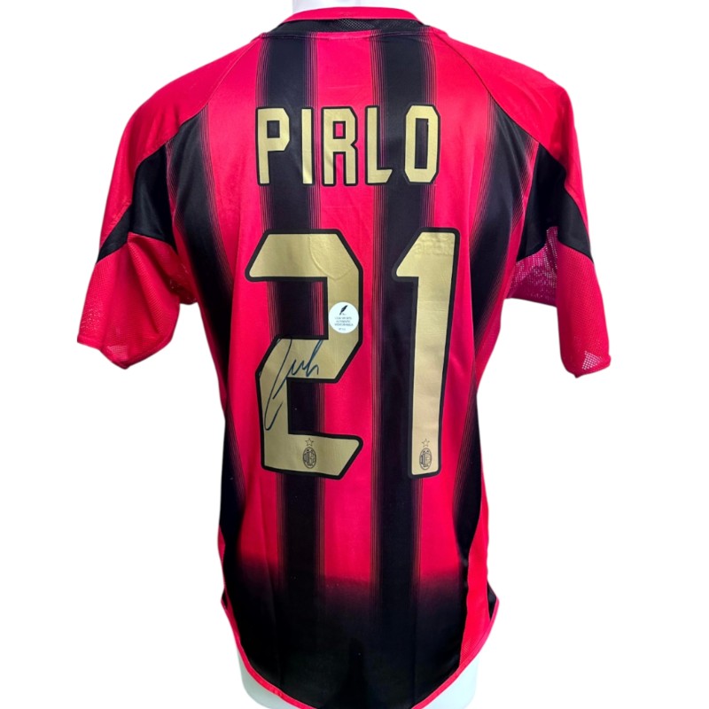 Pirlo's Milan Signed Official Shirt, 2004/05