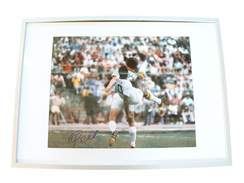 Fotografia autografata da Pelè