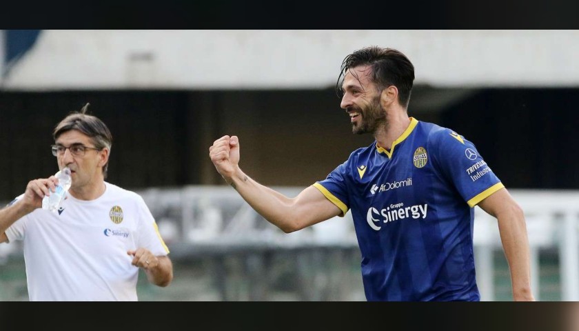 Di Carmine's Match Shirt, Verona-Lazio 2020