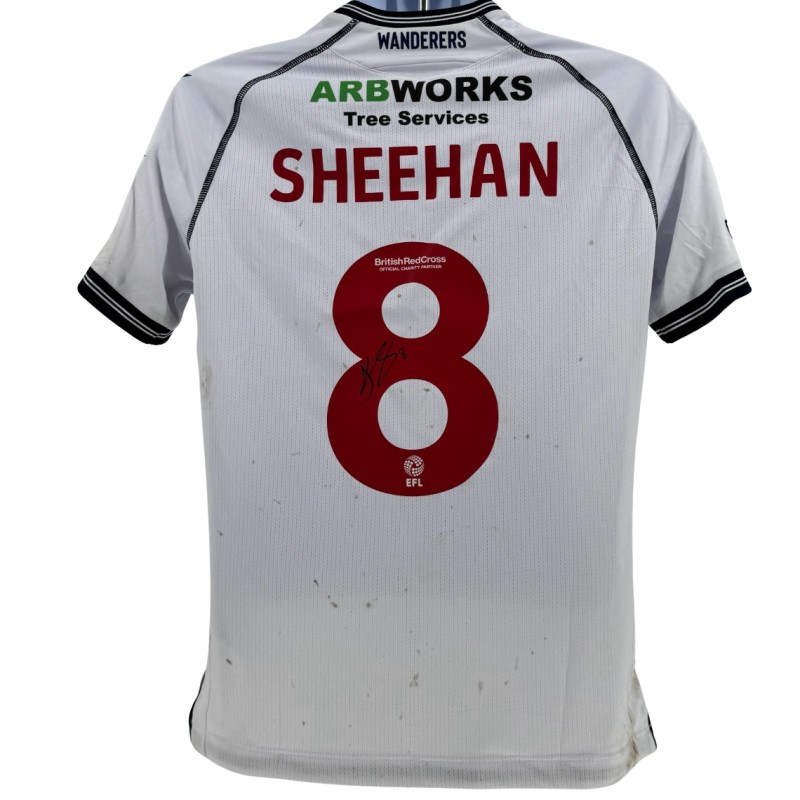 Josh Sheehan's Bolton Wanderers Signed Match Worn Shirt