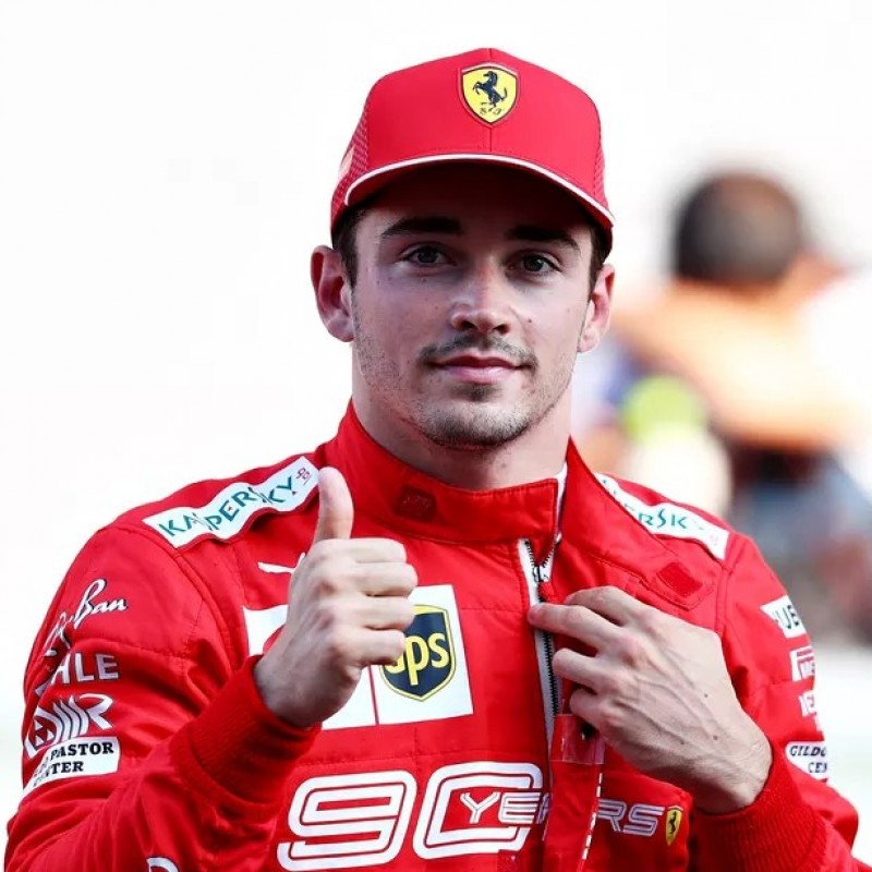 Official Ferrari Cap - Signed by Leclerc