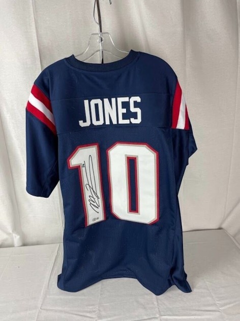 Mac Jones' New England Patriots Signed Jersey