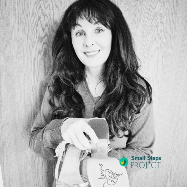 Marian Keyes Worn and Signed Shoes